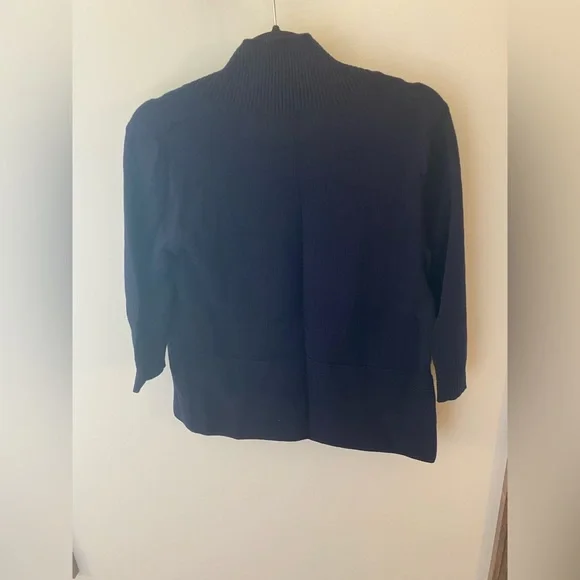 Ivanka Trump Navy Cardigan - Picture 2 of 4